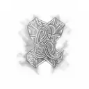 checkered back tattoo minimalist upper back neck shading tattoo design idea