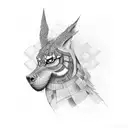 checkered back tattoo minimalist upper back neck shading tattoo design idea