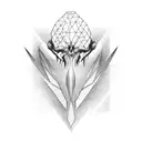 checkered back tattoo minimalist upper back neck shading tattoo design idea