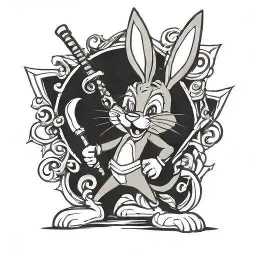 BUGS BUNNY tattoo design idea