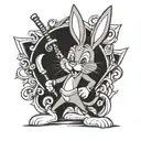 BUGS BUNNY tattoo design idea
