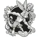 BUGS BUNNY tattoo design idea