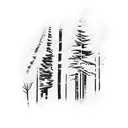 skiing tattoo design idea