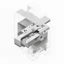 number 1 and number 2 overlapping tattoo design idea