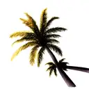 Palm Tree tattoo design idea