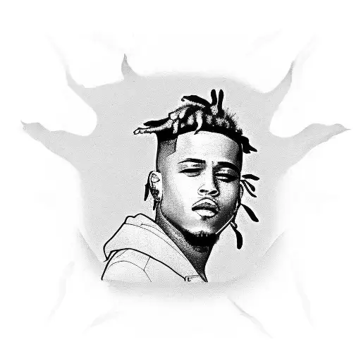 xxxtentacion tattoo design idea