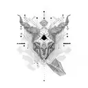 cyber sigilism tattoo design idea