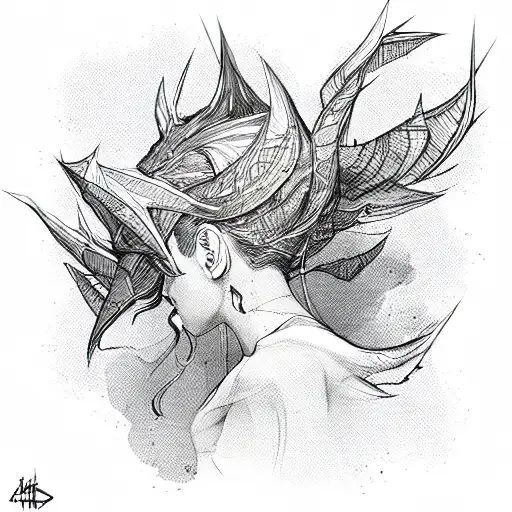 HOME SICK tattoo design idea