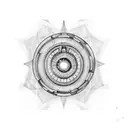 ironman arc reactor tattoo design idea