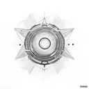 ironman arc reactor tattoo design idea