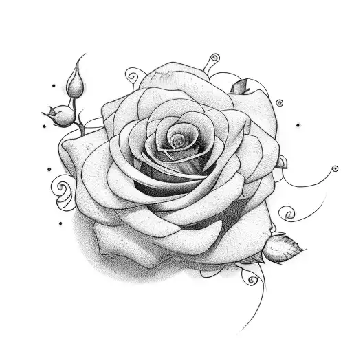 "Josefina" in cursive with roses growing from it and around it tattoo design idea