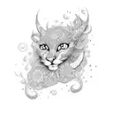 "Josefina" in Cursive  tattoo design idea