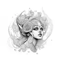 "Josefina" in Cursive  tattoo design idea