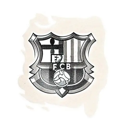 fc barcelona tattoo design idea