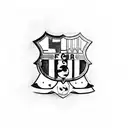 fc barcelona tattoo design idea
