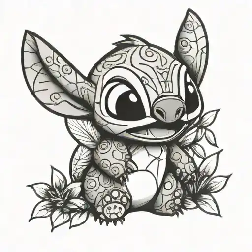 Lilo & Stitch tattoo design idea