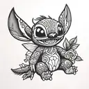 Lilo & Stitch tattoo design idea