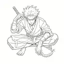 Jujutsu Kaisen tattoo design idea