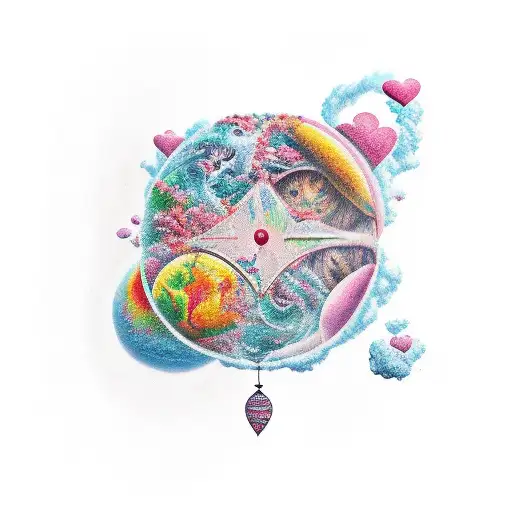 self love tattoo design idea