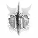 knight Templar  tattoo design idea
