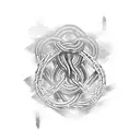 chain link tattoo design idea