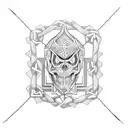 chain link tattoo design idea