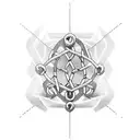 chain link tattoo design idea