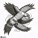 small itachi crows flying arm tattoo tattoo design idea