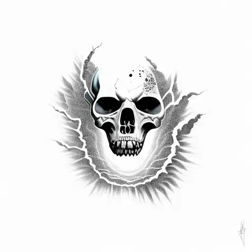 god darkness fear tattoo design idea