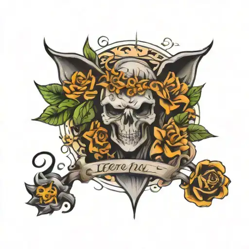 let it all work out tattoo design idea