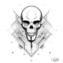 Davi Jones from caribean piratas with him ship irish  tattoo design idea