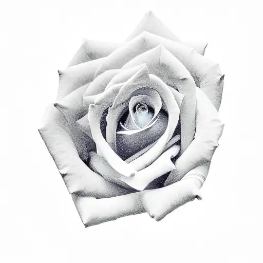 Rose tattoo design idea