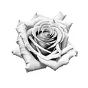 Rose tattoo design idea