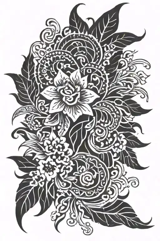 jamaica tribal tattoo design idea