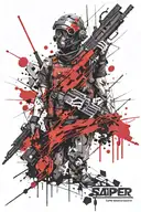 sapper tattoo design idea