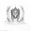 Ephesians 2:8-9, For by grace you have been saved through faith. And this is not your own doing; it is the gift of God. tattoo design idea