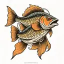 redfish tattoo design idea