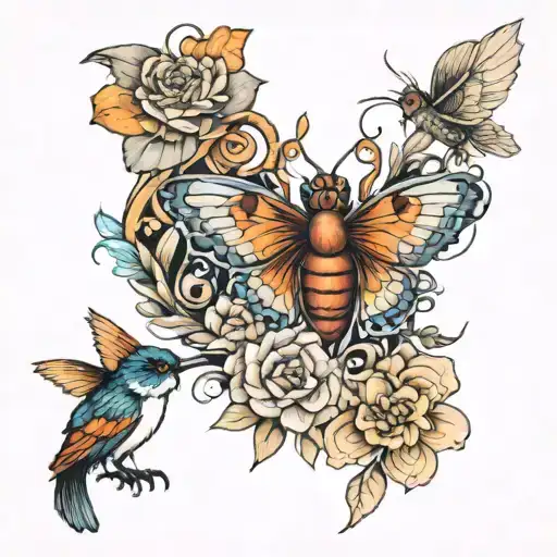 Thomas, Elowyn & Ana tattoo design idea