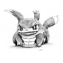 charmander semi realistic tattoo design idea