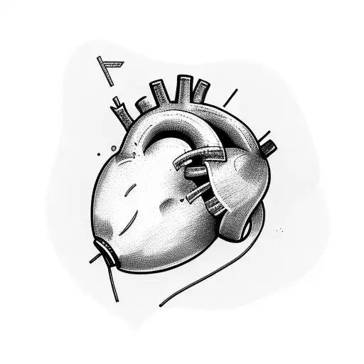 Crying Heart tattoo design idea