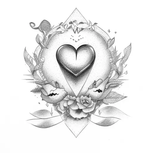 love story with a name sophia tattoo design idea