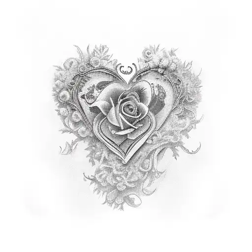 love story with a name sophia tattoo design idea