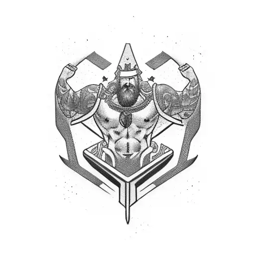 zeus tattoo design idea