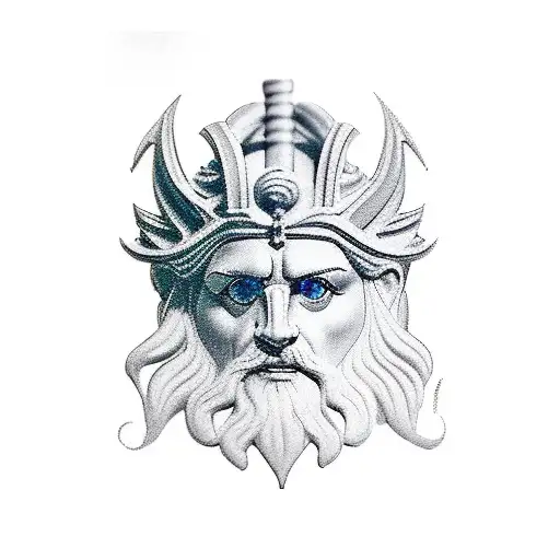 zeus tattoo design idea
