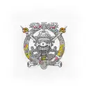 one piece with coding implemented  its size sould be a sleeve  tattoo design idea