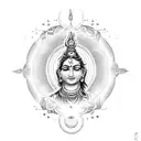 shiva third eye tattoo design idea