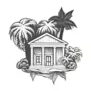 Palm Tree tattoo design idea