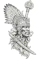 Lapu Lapu Lapu warrior tattoo design idea