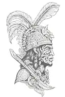 Lapu Lapu Lapu warrior tattoo design idea