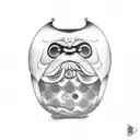 daruma tattoo design idea